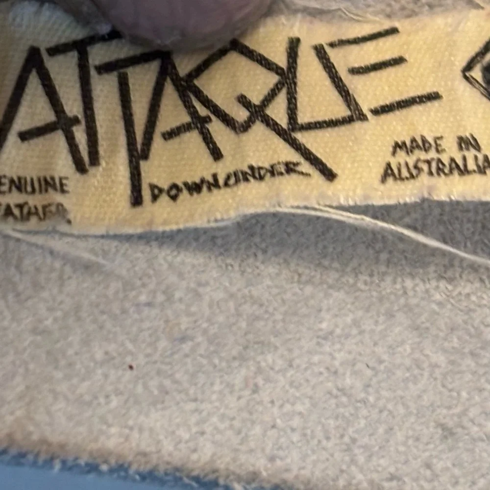 ATTAQUE 80s Vintage Metal & Leather Belt White copper size large Australia